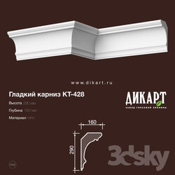 Decorative plaster - www.dikart.ru Kt-428 290Hx160mm 