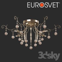 Ceiling light - OM Ceiling chandelier with crystal Eurosvet 10042_12 Vita 