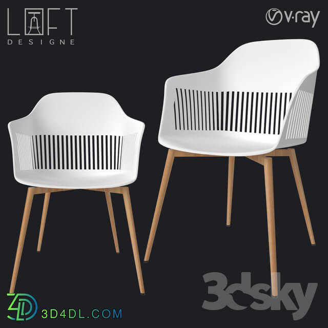 Chair - Chair LoftDesigne 30218 model