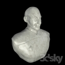 Sculpture - Bust Patrick Stewart 