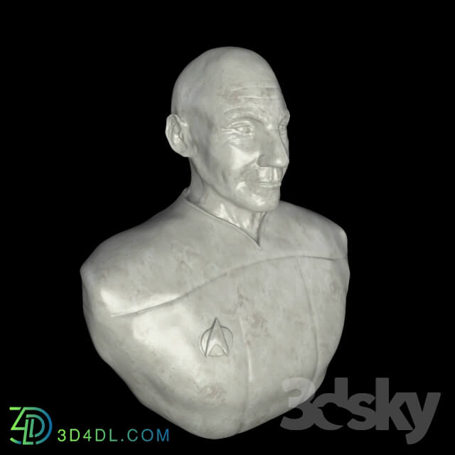 Sculpture - Bust Patrick Stewart