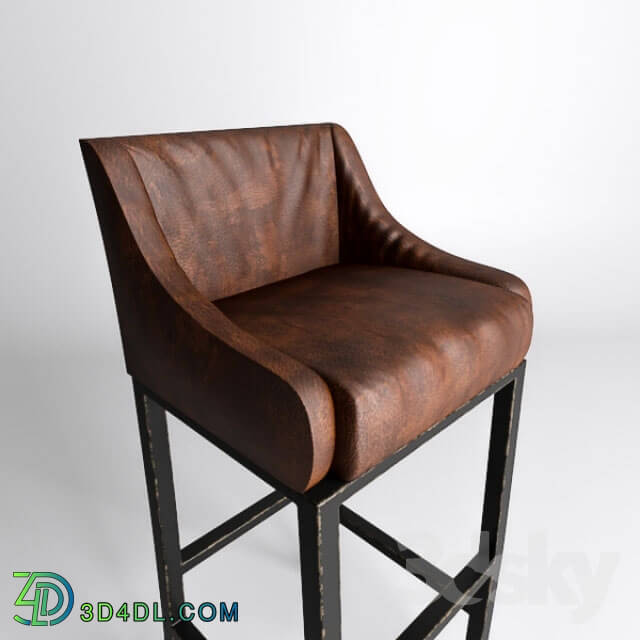 Chair - Dirt Leather Stool