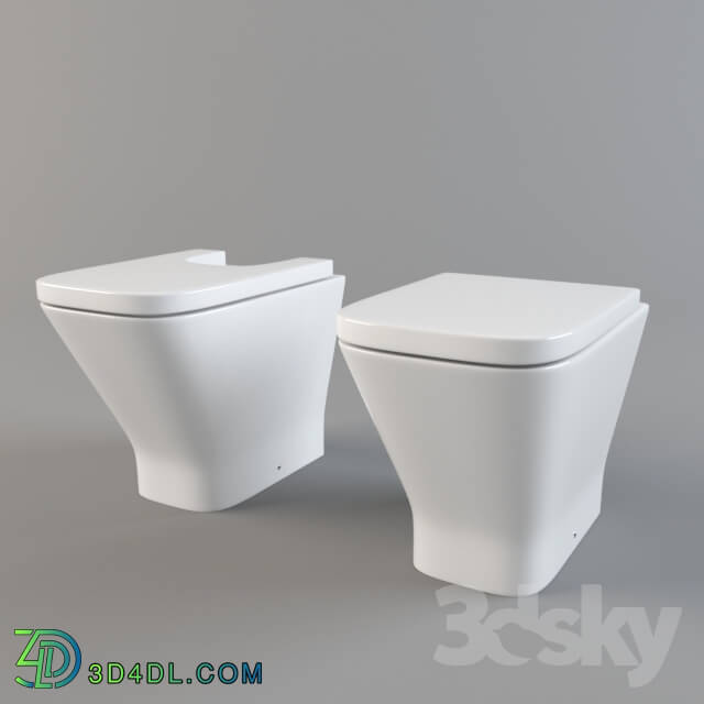 Toilet and Bidet - Toilet and bidet ladders Roca the gap