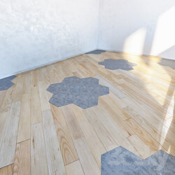 Other decorative objects - modern wood floor 