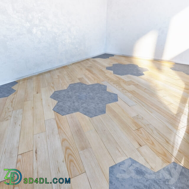 Other decorative objects - modern wood floor