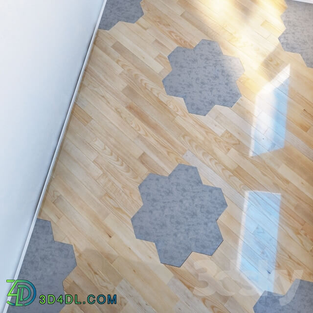 Other decorative objects - modern wood floor