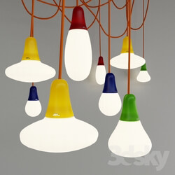 Ceiling light - Hanging lamp Martinelli Luce_ CIULIFRULI 