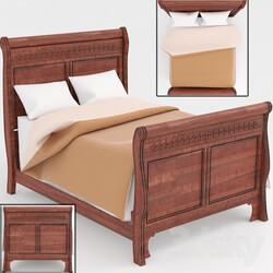 Bed - Wooden Bed 