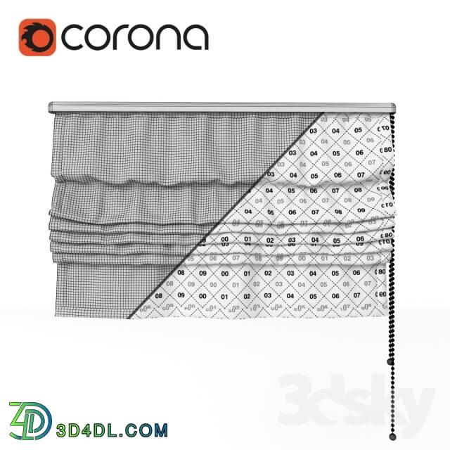 Curtain - Roman curtain