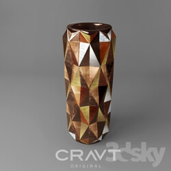 Vase - Cravt Granate Brown Large vase 