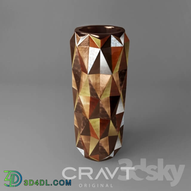 Vase - Cravt Granate Brown Large vase