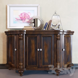 Sideboard _ Chest of drawer - Shaped credenza 