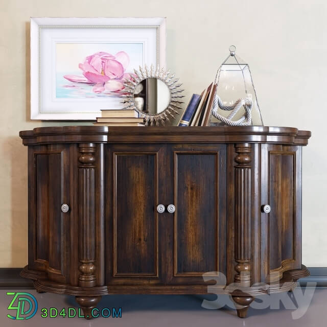 Sideboard _ Chest of drawer - Shaped credenza