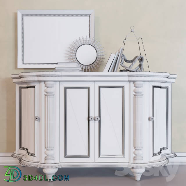 Sideboard _ Chest of drawer - Shaped credenza