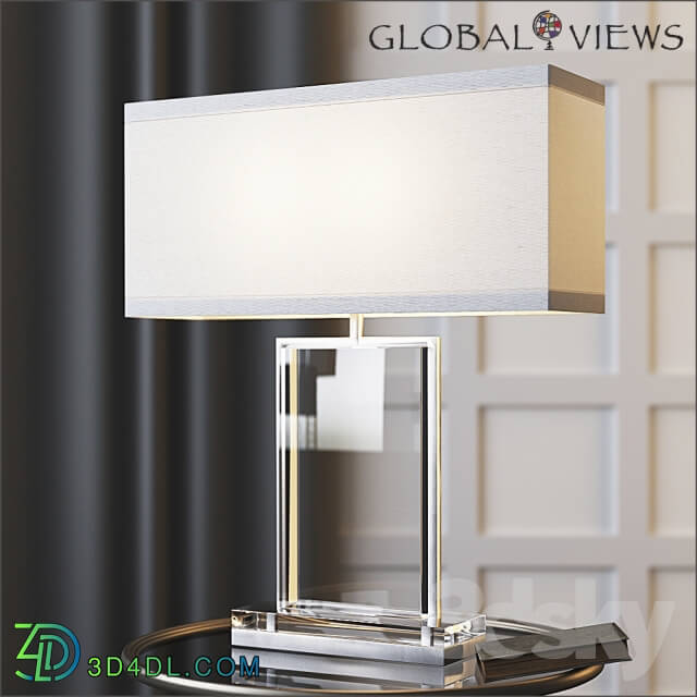 Table lamp - Global Views Crystal Slab Lamp