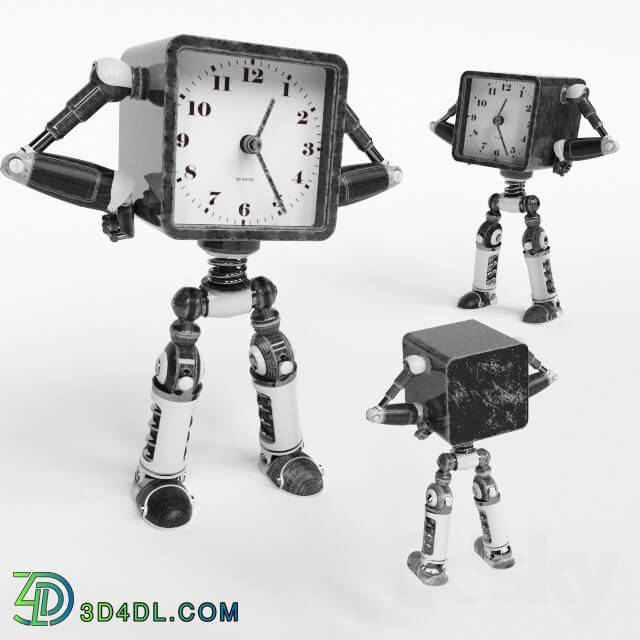 Other decorative objects - Robot Clock