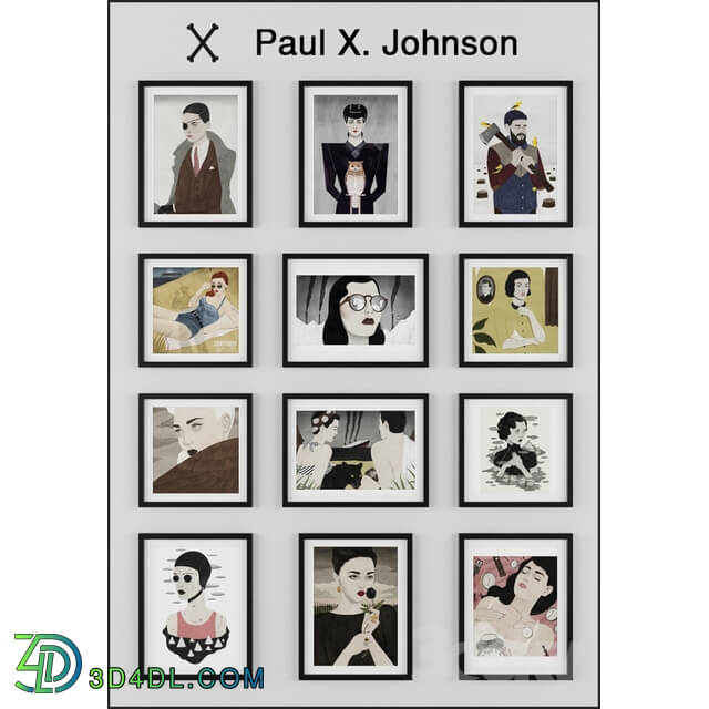 Frame - Paul X. Johnson prints