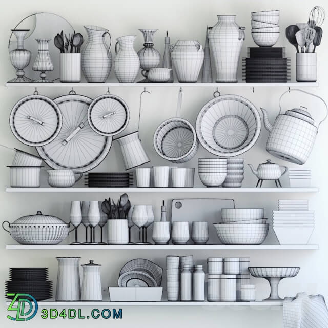 Tableware - Cookware Set _3 colors_