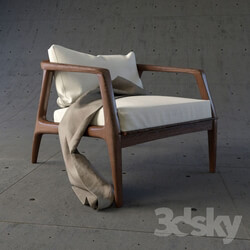 Arm chair - Lounge chair. Milo Baughman 