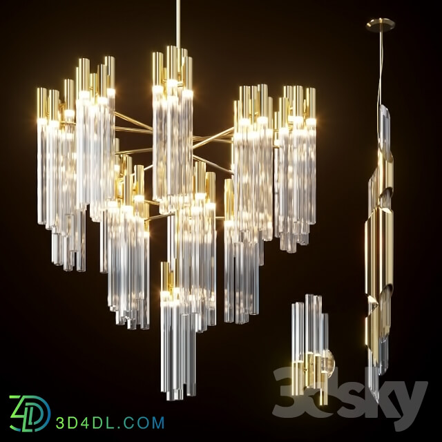 Ceiling light - Set LUXXU factory lamps.