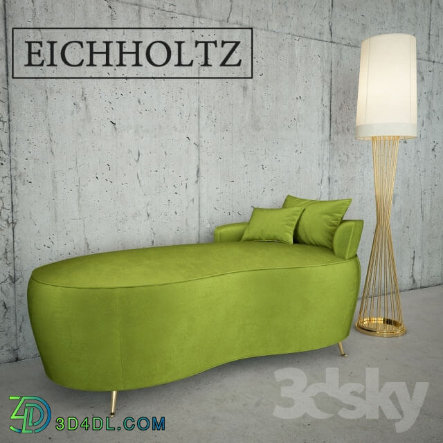 Other soft seating - Eichholtz Sofa Donatella_ Floor Lamp Holmes