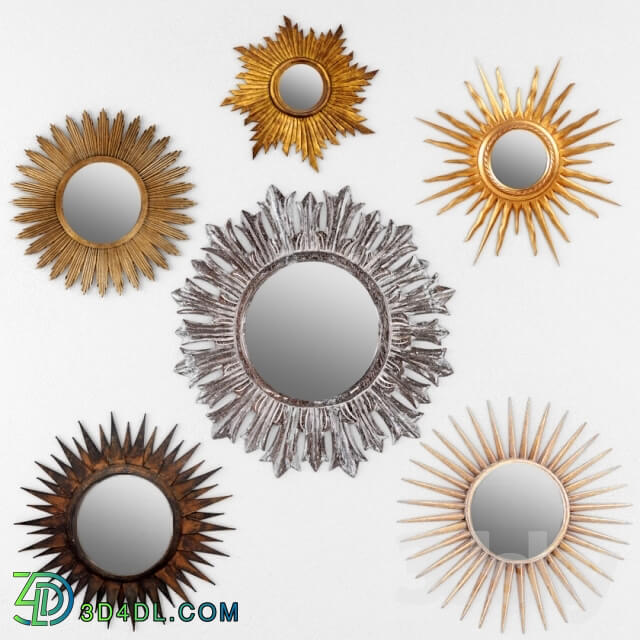 Mirror - Sunburst Mirrors Pack