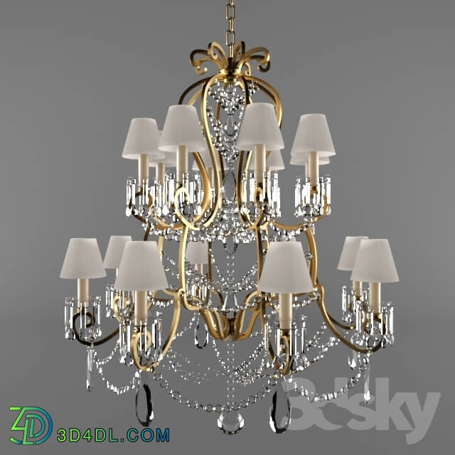 Ceiling light - RAULPH LAUREN ADRIANNA MEDIUM CHANDELIER RL Number RL5231GI-S