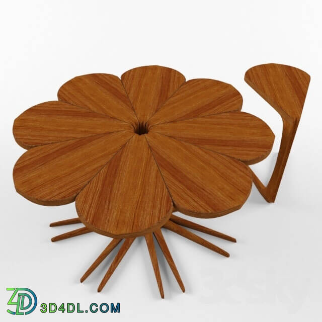 Table _ Chair - A table is Camomile