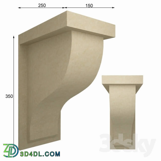 Decorative plaster - Bracket