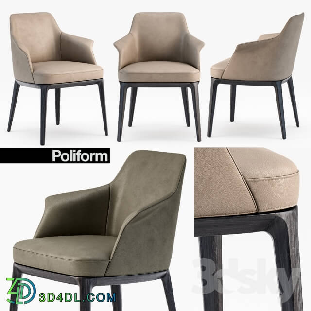 Chair - Poliform Sophie armchair