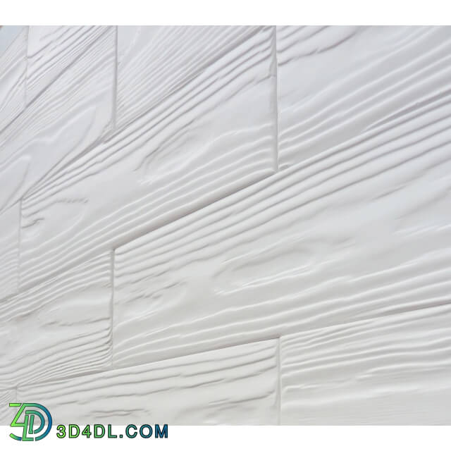 Other decorative objects - 3d Panel Brick wood White