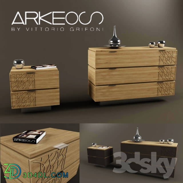 Sideboard _ Chest of drawer - Arkeos by Vittorio Grifoni NEOS