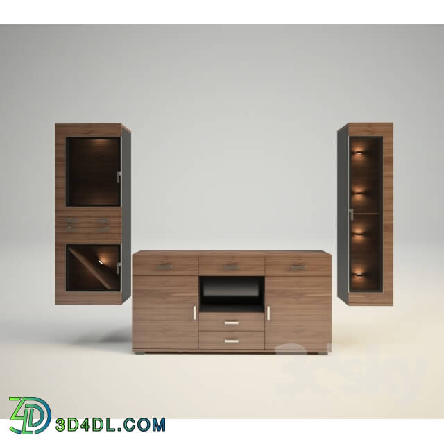 Sideboard _ Chest of drawer - commode Asimetrico