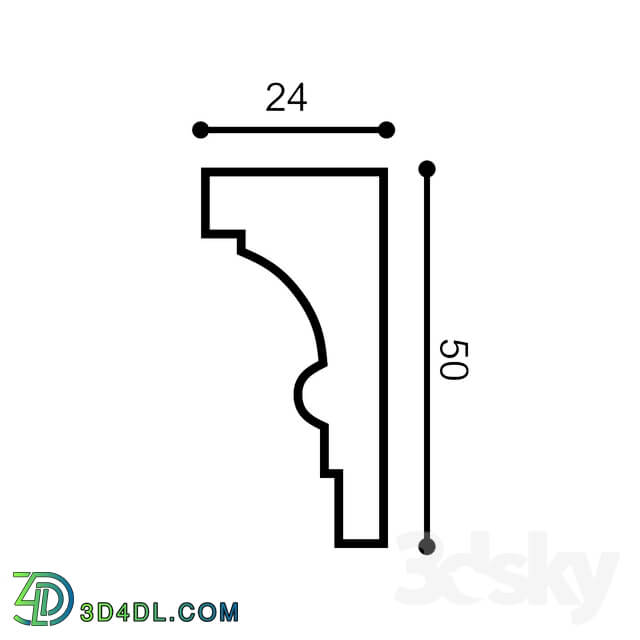 Decorative plaster - K-116_24x50 mm