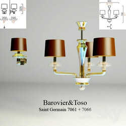 Ceiling light - Chandelier and sconces Barovier _amp_ Toso Saint Germain 7061 _ 7066 