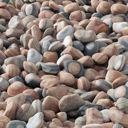 Other architectural elements - Collection pebble river _ Collection of river pebbles 