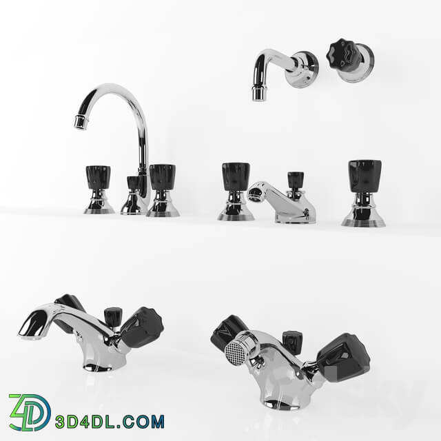 Faucet - Mixers Devon _ Devon Black morris - set01