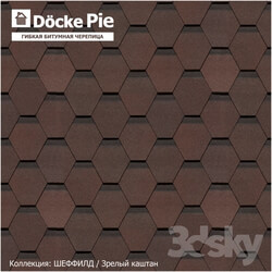 Miscellaneous - Seamless texture of shingles DOCKE collection Sheffield 