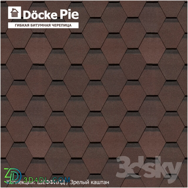 Miscellaneous - Seamless texture of shingles DOCKE collection Sheffield
