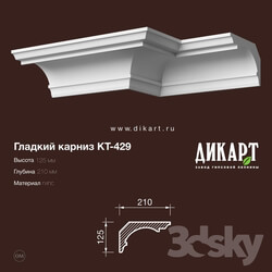 Decorative plaster - www.dikart.ru Kt-429 125Hx210mm 