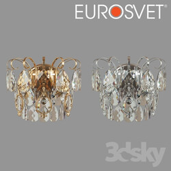Wall light - OM Bra with Eurosvet Crystal 10081_2 Crystal 