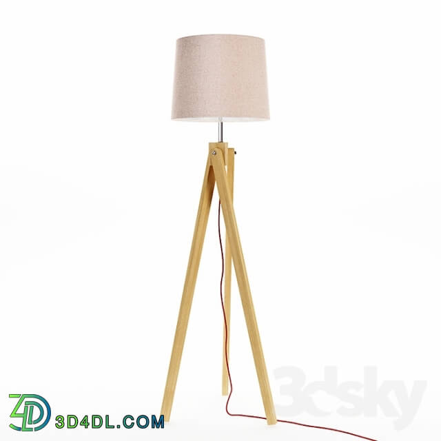 Floor lamp - Modern Wooden Floor Lamp _LB-10026_