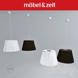 Ceiling light - Mobel _amp_ zeit _ Lamp fabric pleated Opera 