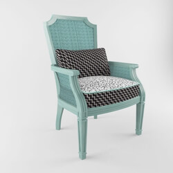 Chair - Aqua Cane Armchair 