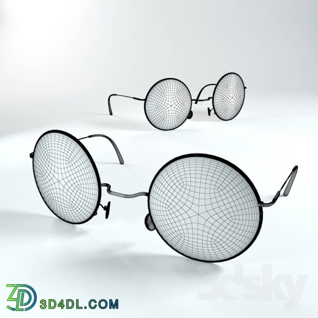 Other decorative objects - Round glasses