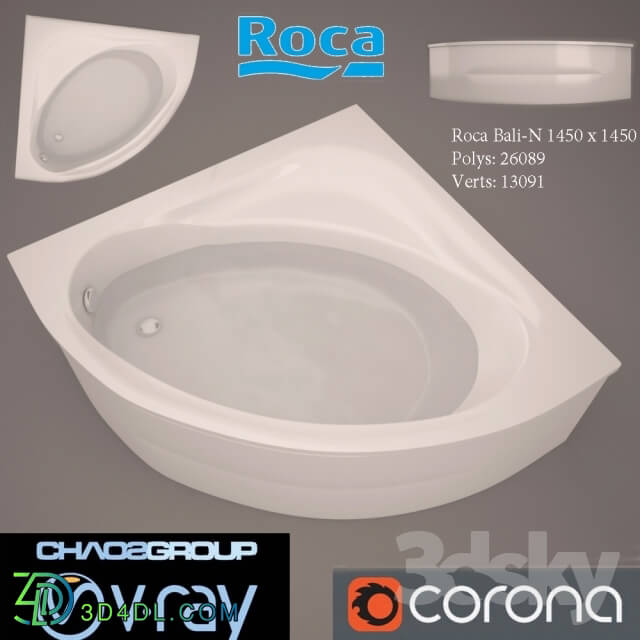 Bathtub - Roca Bali-N 1450X1450