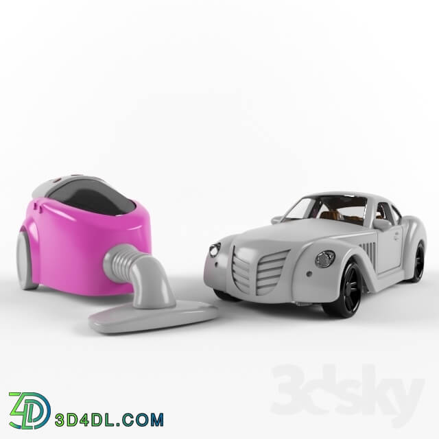 Toy - vacuum cleaner _ car toy