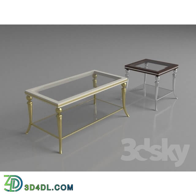 Table - Table and 69h69h57 cm 129h69h57 cm