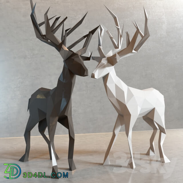 Sculpture - Deer_decor