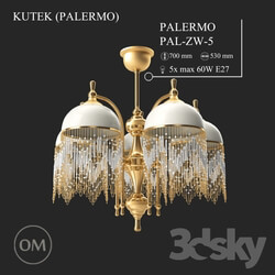 Ceiling light - KUTEK _PALERMO_ PAL-ZW-5 